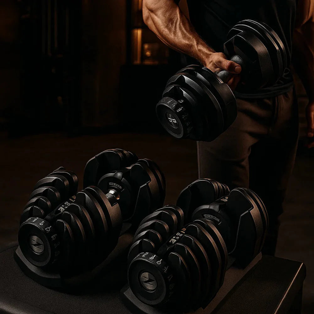 Zestaw 2 regulowanych hantli